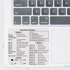Der abwaschbare Aufkleber zeigt die nützlichsten deutschen Tastenkürzel für Windows. Der Aufkleber ist in transparent, schwarz oder weiß erhältlich.&nbsp;