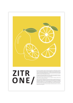 Dieses tolle Poster für die Küche zeigt dir in minimalistischer Darstellung eine gezeichnete Zitrone, hierzu findest du unterhalb des Bildes das Wort Zitrone sowie eine Erklärung zur Zitrone.