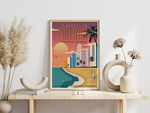 Retro Miami Poster 80's