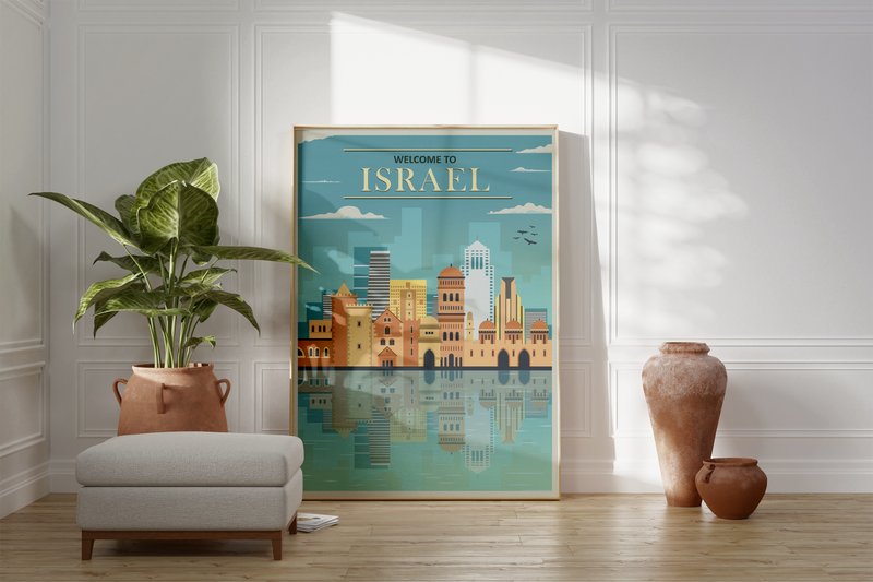 Retro Poster Israel