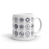 Diese Tasse zeigt dir 30 verschiedene Kryptowährungen und die dazugehörigen Logos. Unter anderem Bitcoin, Polkadot, Ethereum, Cardano, Litecoin und viele mehr. Diese Tasse ist ein Must Have für alle Kryptoinvestoren, Blockchain-Fans oder Trader.